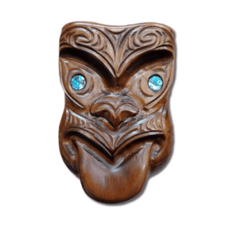 WOOD MASTERS Maori Carving Mask 130 (20cm)