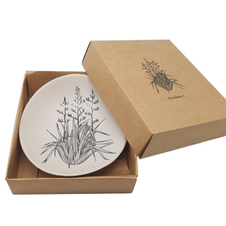Jo Luping Design - Black Harakeke 10cm Porcelain Bowl