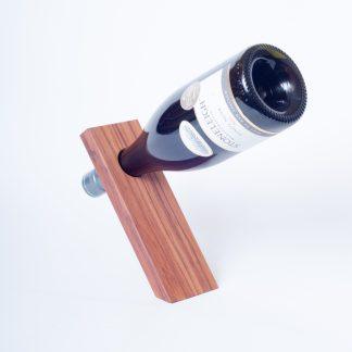 Square Wine Bottle Holder with Paua Inlay