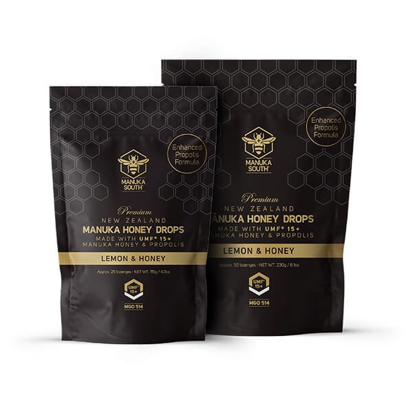 Manuka Honey Drops – Lemon & Honey