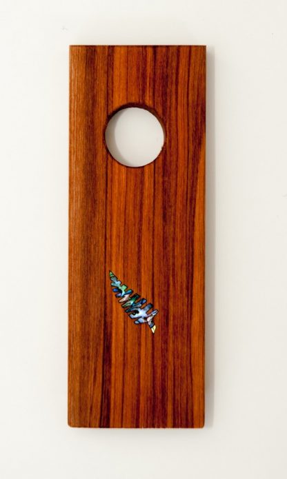 Square Wine Bottle Holder with Paua Inlay - Image 2