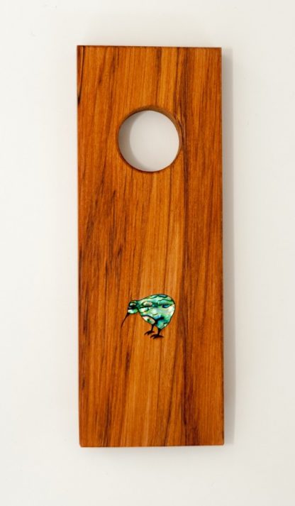Square Wine Bottle Holder with Paua Inlay - Image 4